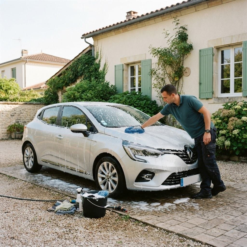 Lavage automobile à domicile par un professionnel